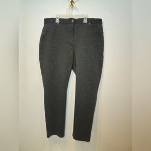 Chico's Gray Polyester Pants 3 Short